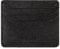 grande 3633 - Porte-Cartes en Cuir véritable pour Femmes et Hommes, Portefeuille Ultra Fin et Minimaliste à Fermeture éclair (Noir Royal)