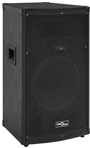DCRAF Colour: Black-Professional Passive Hifi Stage Speaker 1000 W Black 32x32x64cm