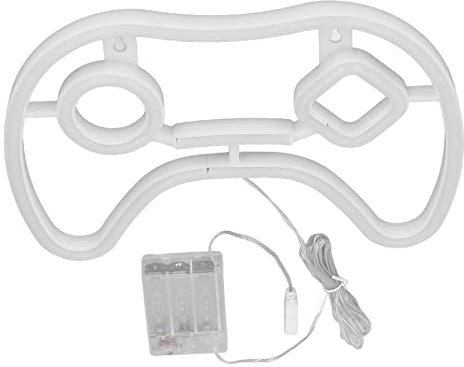 LED Neon Sign Gamepad Bar Party Camera da Letto Console di Gioco Club per Interni USB Operazione USB Decorazione Luce Notturna a Forma di Luce a LED per Controller di Gioco Luce Decorativa Pvc