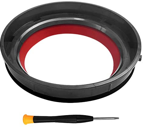 Anillo de Sellado Fijo Superior para Cubo de Polvo, para Aspiradora Dyson V11/SV14/SV15, Accesorios de Repuestos Dyson Serie Aspiradora, con Destornillador (1)