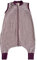 Lilano, Schlafsack mit Bein, geringelt, Merinowolle (kbT), Seide, 210 g/m² (Beere/Natur, 74-80)