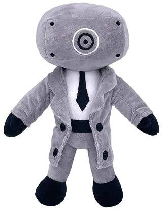 Benolls Skibidi Toilet Plush Toy,Skibidi Toilet Titan Speakerman Plüsch, Titan Tv Man Stuffed Toys,Soft Comfortable Filled Skibidi Toilet Plush Spielzeug Geschenk für Kinder(Camera Man Plush)