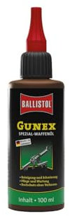 BALLISTOL 23010 Gunex Spezial-Waffenöl - hochwirksames Kriechöl zur Reinigung, Pflege von Waffen, silikonfrei, 100 ml