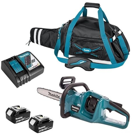 Makita DUC353RT2X Kettensäge 36 V LXT (2 x 5,0 Ah) Führung 35 cm in einer Tasche