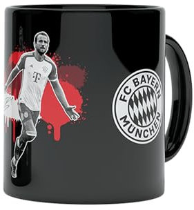FC Bayern München Tasse Harry Kane | Schwarz | 0,3l