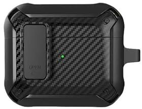 KOSTEN Custodia per Airpodscoperchio di Commutazione per Airpods PRO 2 Case TPU Pc Coperchio per Pc per Apple Airpods 3 2 Caso Accessori per Auricolari in Fibra di Carbonio-Nero-per Airpods 1 E 2