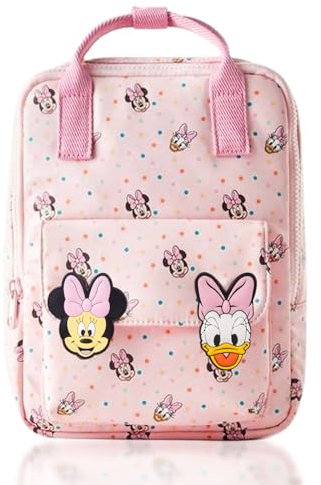 cyumcute MN1 Minnie Rucksack Kindergarten Mädchen, Minnie Kindergartenrucksack für Mädchen von 3-10 Jahren, Kinderrucksack 28cm x 23cm x 12.5cm, Das Perfekte Geschenk für Mädchen, Die Minnie Lieben