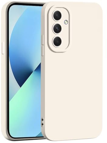 PanXCase Cover per Samsung Galaxy A54 5G - Custodia Silicone Sottile Morbida Leggera, Protezione Fotocamera Antiurto Antiscivolo Antigraffio Case (Bianco)