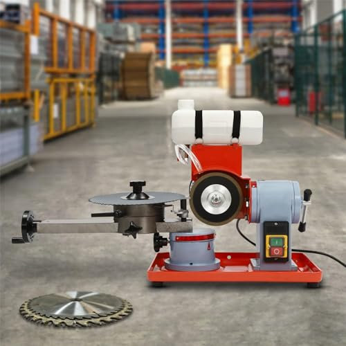 XNYXLPP Circular Saw Blade Sharpening Machine, Electric Circular Saw Blade Sharpener, 2850pm Power Saw Blade Grinding Toolsaw Blade Sharpener Machine (550W)