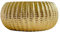 Wedhapy Goldener Blumentopf für Zimmerpflanzen, 23,1 cm, Keramik, runder, rutschfester Topf, für den Tisch zu Hause, Stil 1