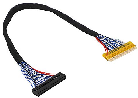 CHICIRIS 30pin LVDS-Kabel 2 Kanal 8-Bit für 17/19-Zoll-TFT-LCD-Panel, Packung mit 5 LED-LVDS-Kabel