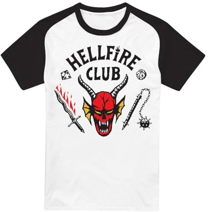 Stranger Things Hellfire Club Männer T-Shirt Multicolor