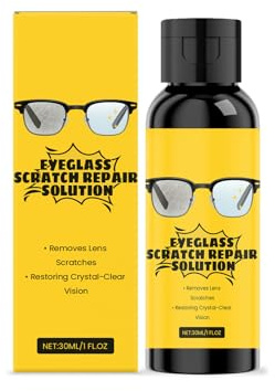 Mnozreo Spray de Eliminación de Arañazos de Lentes Gafas,30ML,1PC,Spray De Limpieza De Gafas,Nettoyage en Profondeur et en Douceur,Vision Claire