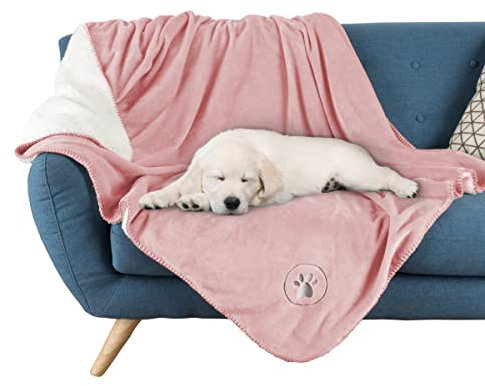 PETMAKER wasserdichte Haustier-Decken – weicher Plüsch-Überwurf schützt Couch, Stühle, Auto oder Bett vor verschütteten Flüssigkeiten, Flecken oder Haustierfell, maschinenwaschbar