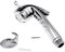 ENET x Duschkopf, ABS-Duschkopf 1/2 Zoll mit Start-/Stopp-Knopf, Handbrause, Camping.