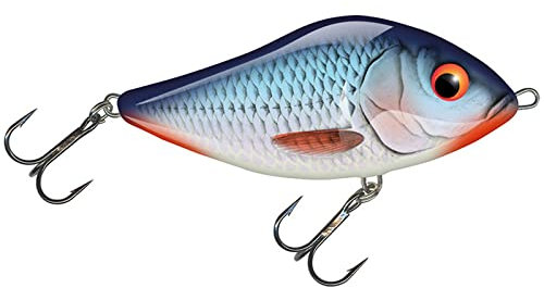 Salmo Slider Floating 7 cm 10 cm Größe 7 cm, Farbe Bleeding Blue Shad