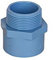 PVC Gewindenippel 50 mm x 1,5 Aussengewinde