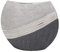 Edle Moderne Deko Designer Keramik Vase in Silber-grau Maße L/B/H: 21 x 8 x 25 cm.