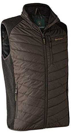 Deerhunter Moor Gepolsterte Weste W. Knit Brown-Blatt