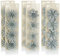 com-four® 24x Deko-Blume mit Clip, glitzernde Blüten zum Anklemmen, Blumenanstecker als Raumdeko für Weihnachten und Valentinstag [Auswahl variiert]
