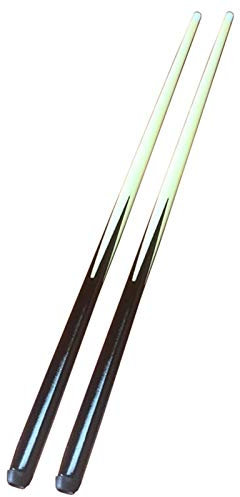 YRU 2 Piccole Stecche da Biliardo Fatte A Mano - Ideali per Spazi Ristretti E Giovani(Color:90CM)