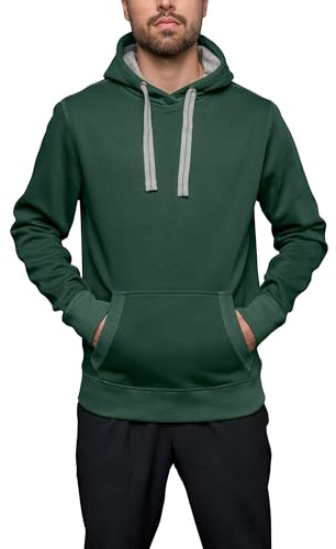 HRM Unisex Sweat Hoodie I Premium Kapuzenpullover für Damen & Herren mit Kontrast-Innenfutter I Basic Hoodie Unisex I Damen- & Herren-Pullover I Hochwertige & nachhaltige Kleidung