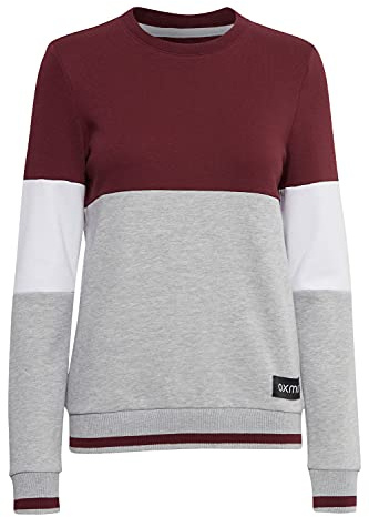 OXMO OXOmaya Damen Sweatshirt, 2XL, Wine Red (191526)