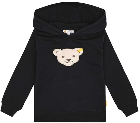 Steiff Jungen Sweatshirt mit Kapuze Teddykopf mit Squeezer Sweatshirt (1er Pack)
