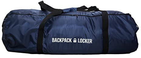 Backpack Locker - housse de protection pour sac a dos avion - cadenas offert! (Bleu, 75-135 litres)