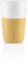 EVA SOLO | 2 Cafe Latte-Becher Golden sand | Gut zu halten durch Silikonbeschichtung | Golden sand