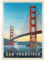 MyPuzzle San Francisco: Under The Golden Gate, Vintage Poster - Premium 1000 Teile Puzzle - MyPuzzle Sonderkollektion von Anderson Design Group