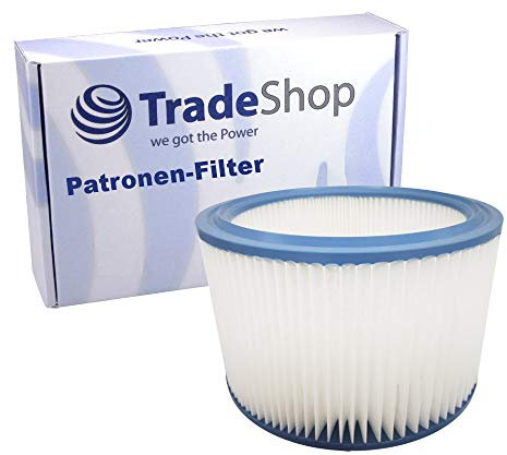 Trade-Shop Rund-Filter Falten-Filter kompatibel mit Staubsauger, Saugroboter, Mehrzwecksauger WAP Turbo SSR, XL, XL-25, XL-E, EC-380 E, EURO 45522
