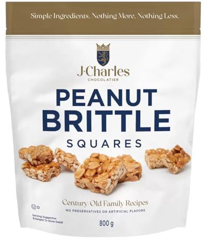 J.Charles Peanut Brittle Squares, 800g