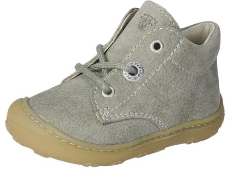 RICOSTA Mädchen und Jungen Stiefel Cory, Kinder Lauflernschuhe, Weite: Weit, lose Einlage, terracare, schnürstiefel, Booties, eukalyptus (530), 24 EU