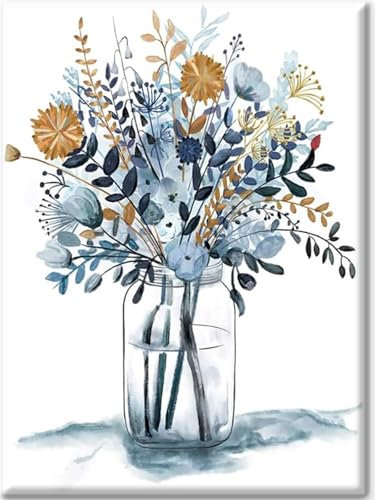 Yiminu.DS Diamond Painting Erwachsene, 5D Diamont Painting Bilder Diamant Painting Blumen Bastelset Basteln Mädchen, 30CM X 40CM, 2