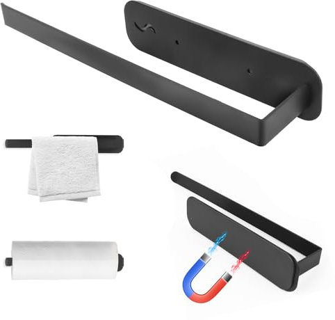 KüChenrollenhalter Edelstahl,Rollenhalter KüChe,Halterung für KüChenrolle,KüChentollenhalterung,Haushaltsrollenhalter,Kitchen Paper Holder,KüChenrillenhalterung (Küchenrollenhalter Magnet)