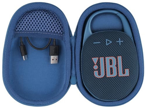 co2CREA Hard Travel Case for JBL CLIP 5 /CLIP 4 /CLIP 4 Eco Portable Waterproof Wireless Bluetooth Speaker,Case Only