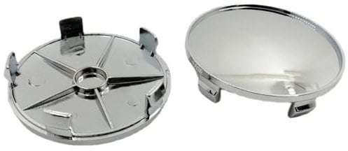 Bqieai 4PCS Voitures ABS Cache Moyeu, pour OD 68mm,ID 65mm Cache-moyeux Centre Roue imperméable Antirouille Anti-poussière Protéger décorer Accessoires