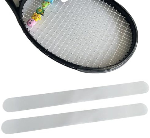 VAEIORP 2 pcs Protector de Pala de Pádel Transparente y Rugoso Cinta de Protección de Alto Impacto Ligero y Fácil de Instalar para Máxima Durabilidad