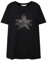 Angel of Style Damen große Größen Übergrößen Plus Size T-Shirt, Ziernieten-Stern, Halbarm schwarz 48 834161100-48