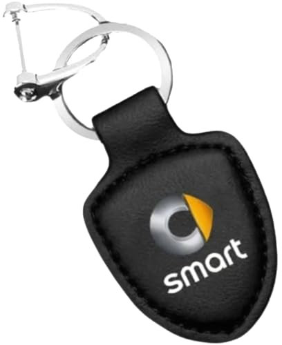 EIWXEFQT Auto Schlüsselanhänger, für Smart EQ fortwo Cabrio (A453) Autoschlüsselbund Schlüsselring Schlüsselanhänger mit Ventilkappen Autozubehör,A-S