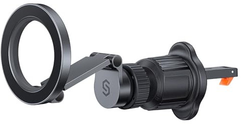 SYNCWIRE Handyhalterung Auto für MagSafe Autohalterung - Magnetische Handyhalter Auto [3D Lang-arm, Starke Magnete] Lüftung KFZ Handyhalterung für iPhone 16 15 14 13 12 Pro Max Plus Mini Mag Safe