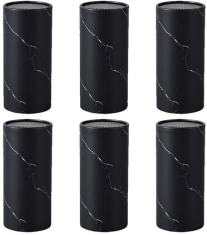 6 Canisters/300 Tissues 14.5x6.8cm Round Tissue Boxes For Car - Cylinder Tissues For Car, Auto Round Facial Tissue Holder, Car Tissues Cylinder, Tissue Holder For Travel Tissues For Car Cup Holder