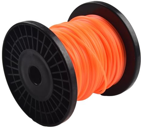 50 m Nylon-orangefarbenes, rundes Elektro-Rasenmäher-Netzkabel, kompatibles Kabel