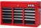 Excel Tool Chest Cabinet with 9 Drawers, Lock and Non-Slip Mats, Made with Powder Coated Steel & Rust-resistant, Ball Bearing Slides and 4 Wheels with Brakes, Durable Rolling Storage for Workshops