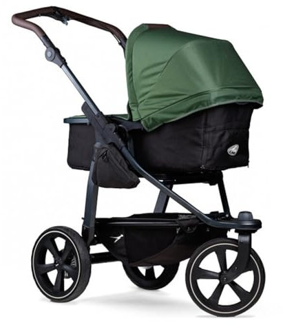 TFK Mono 2 - Kombi Kinderwagen mit Luftkammerrad-Set - Farbe: Olive