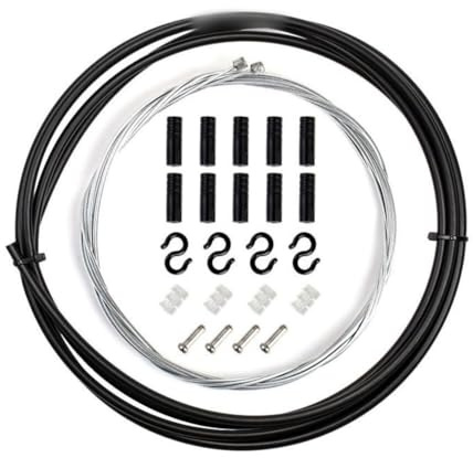 Tidevib Für Fahrrad Schaltzug Set für SRAM Schalthebel, 3-lagiger PVC & hitzebeständiger legierter Stahlkern, glatter PTEE-Innenschlauch, für Rennrad, MTB, Falträder