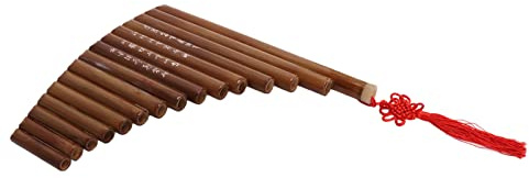 Qcwwy 15 Pipes Pan Flute Bamboo G Tone Traditional Musical Instrument Easy To Play For Beginners And Professionals With Complete Accessories Blowpipe Musical Instruments