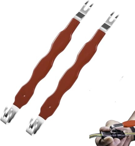 2 Stück Elektrischer Kfz Stecker Abzieher Entferner Werkzeug, Elektrischer Steckverbinder Trenner Werkzeuge, Doppelendiges Elektrischers Klemmenabzieher, Auto Zange Zum Entfernen Von Steckverbindern