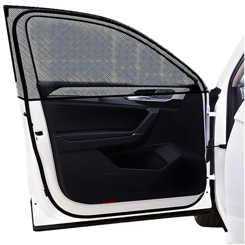 ZoneYan Parasoles Coche Laterales Bebe, Protector Ventana CocheSol-Bebe, Bloqueo de Rayos UV Antimosquitera, Cortina CocheBebe, Sombrilla para ContraRayos UV Privacidad Protección (SUV)